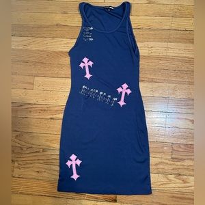 Honey mini dress - blue